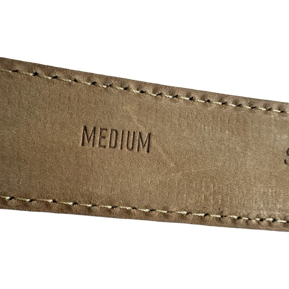 Bespoke Black Genuine American Alligator Italian Made Brass Buckle Belt 30 NWOT